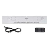 Episode ES-PWR-SNDBR-180-BLK 2.1 Soundbar System with 8 inch Wireless Subwoofer
