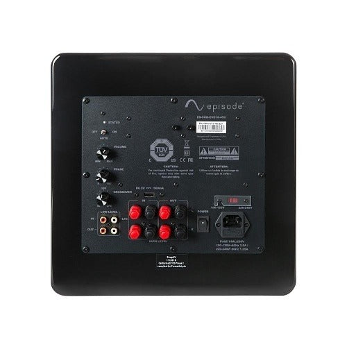Episode ES-SUB-EVO10-450-BLK Evolution 10" Sealed Subwoofer 200W
