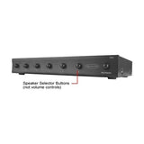 Episode ESS-6-BLK Speaker Selector with Amplifier Protection, 6-Pair